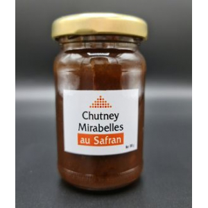 Chutney de mirabelles au safran