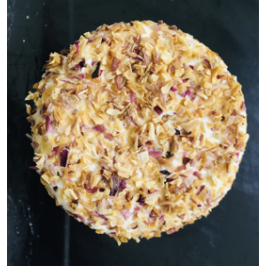 Fromage frais enrobé à l échalote
