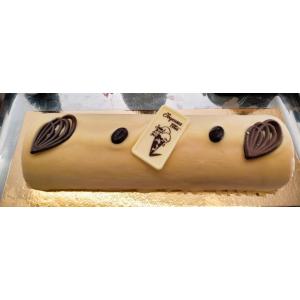 Bûche glacée grand marnier et café