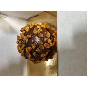 Dôme glacé chocolat et beurre de cacahuète