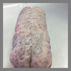 Roti de chapon farci marron