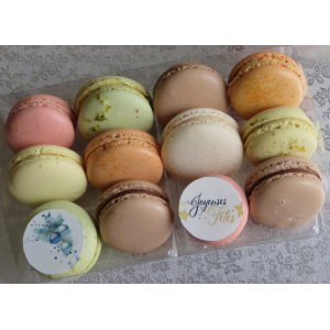 Coffret 12 macarons