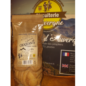 Croquants  au caramel beurre salé.