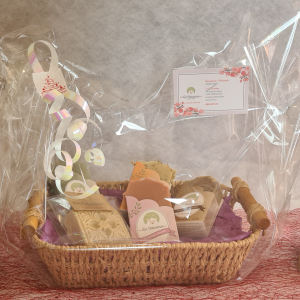 Panier de savons à offrir