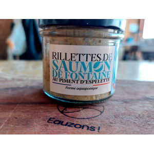 Rillettes saumon fontaine au piment