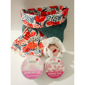 Coffret cadeau cosmétiques rouge