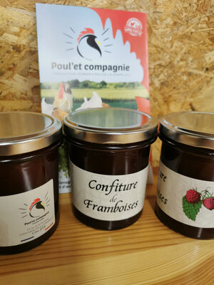 Confiture de framboises 360g