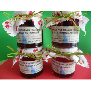 Colis 4 gélées de pommes normandes