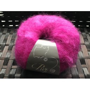 Pelote pur mohair rose tyrien