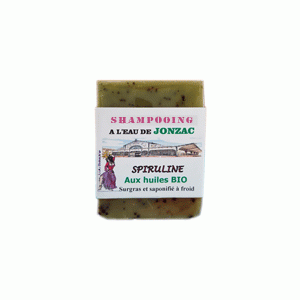 Shampoing solide spiruline