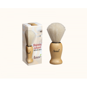 Blaireau en hêtre et soie naturelle