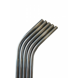 Lot de 5 pailles inox + goupillon