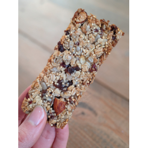 Barre raisins secs et cranberries