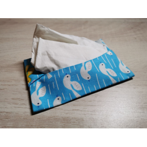 Pochette à mouchoirs oiseaux bague