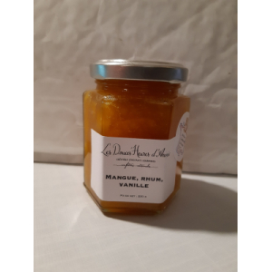 Confiture mangue, rhum, vanille