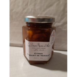 Confiture citron et baies verveine