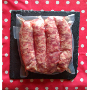 Saucisses fraîches de bœuf