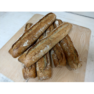Baguette au lin brun