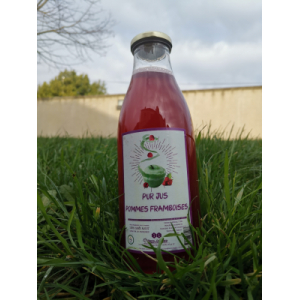 Jus pomme framboise