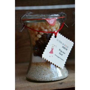 Riz au lait orange raisin