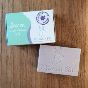 Savon violette au lait d'ânesse bio (100g)