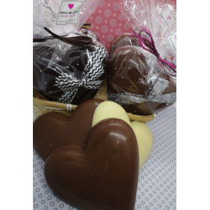 Coeur en chocolat lait