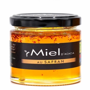 Le miel d'acacia au safran 60g