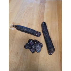 Saucisse sèche de boeuf au vin rouge