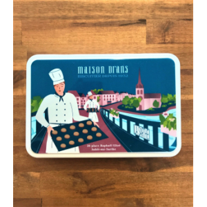 Boite fer garnie de sablés au beurre aop 300g