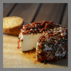 Fromage frais bruschetta