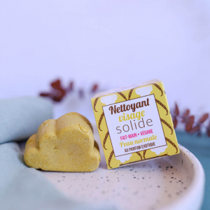 Nettoyant visage solide peau normale