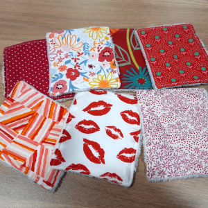 Lingette lavable 'kiss'