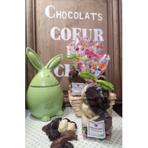 Pâques sachet de fritures noires