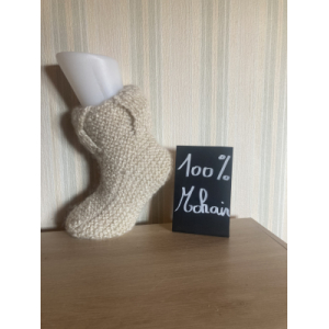 Chaussons 100% mohair