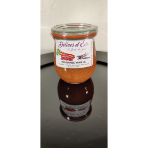 Rhubarbe d'alsace et vanille