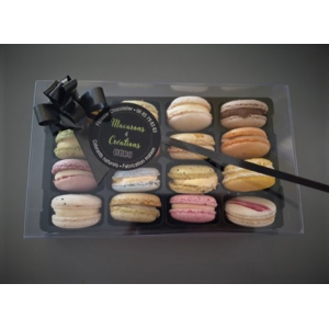 Coffret de 16 macarons assortis