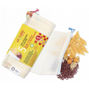 Lot de 5 sacs en tissu s gots