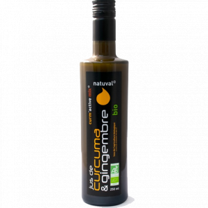 Jus de curcuma et gingembre - 250 ml bio