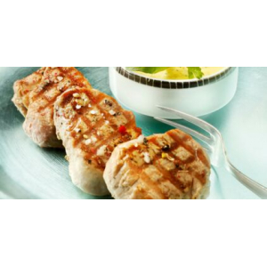 Filet mignon de porc rôti sauce mirabelles