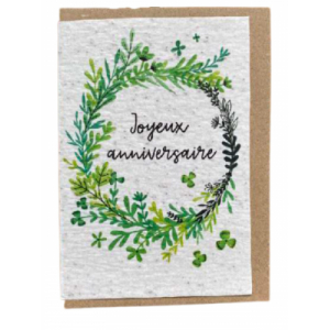 Carte à planter 'nature anniversaire'