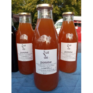 Jus de pomme bouteille 1 l
