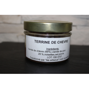 Terrine de chèvre au poivre vert