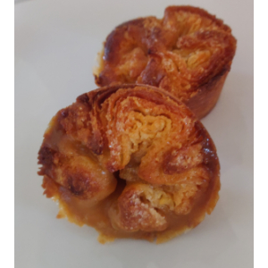 Kouignette fourrée à la framboise