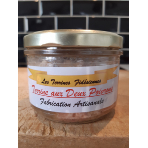 Terrine aux deux poivrons