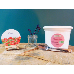 Yaourts bio fraise pot 500g