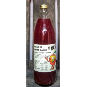 Jus de pommes du verger & cassis bio - btle d
