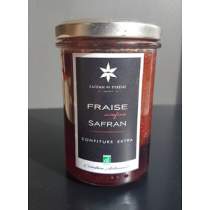 Confiture fraise-safran fruits entiers