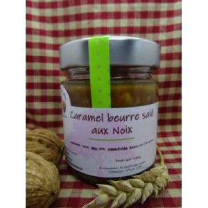 Caramel beurre salé aux noix 190g