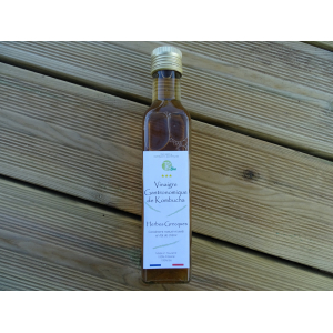 Vinaigre gastronomique kombucha herbes grecqu