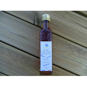 Vinaigre gastronomique kombucha blue pea
